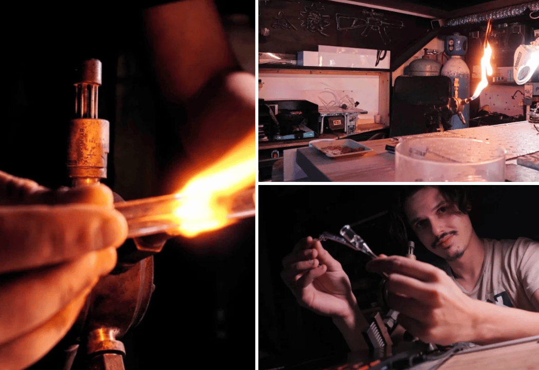 GLASSBLOWING / Soufflage de verre 1