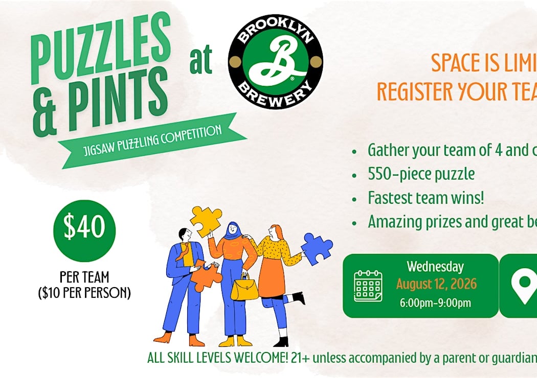 Puzzles & Pints: Jigsaw Puzzling Competition 1