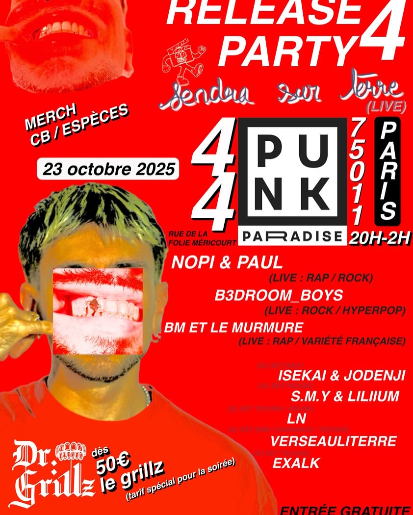 RELEASE PARTY 4 : SENDRA SUR TERRE 1