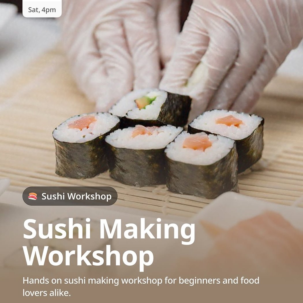 Sushi Making Workshop 1