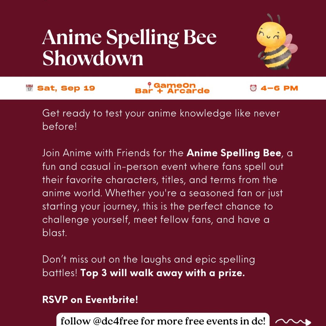 Anime Spelling Bee Showdown 1