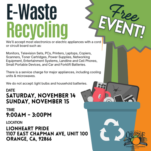 E-Waste Recycling Weekend 1