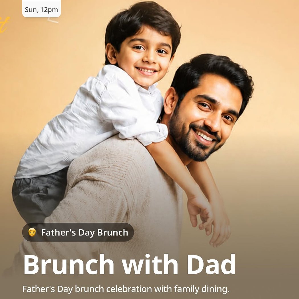 Brunch with Dad 1