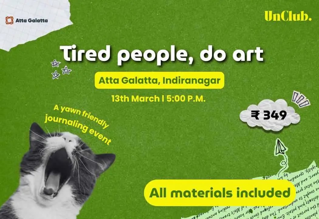 Tired People, Do Art: Art Journaling Workshop 1