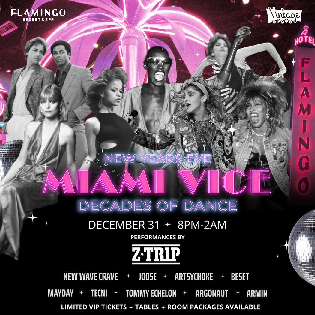 Miami Vice - Decades of Dance: NYE 2026 1