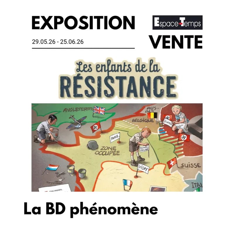 Exposition-vente autour de la BD "Les Enfants de la Résistance"