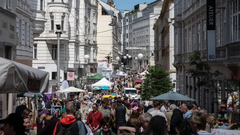 Flaniermarkt Neubaugasse