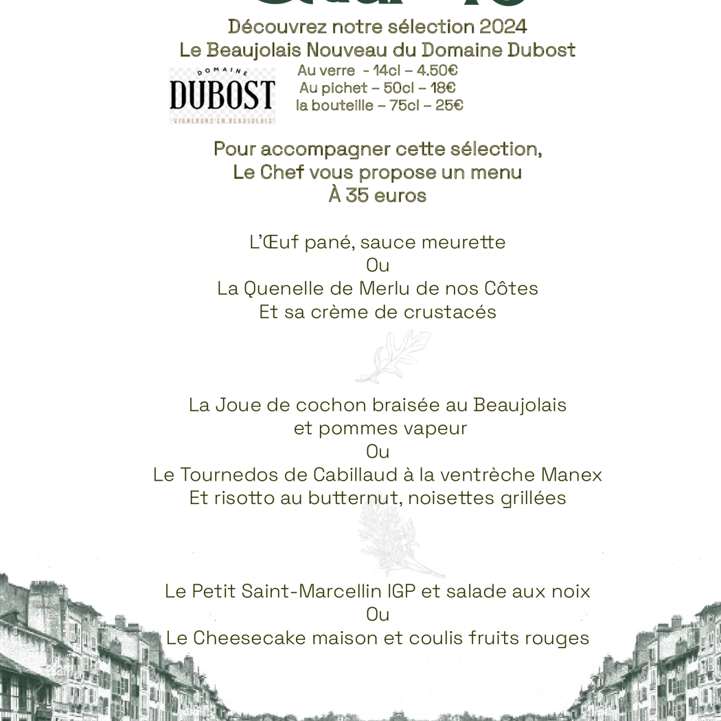 Le Beaujolais Nouveau du Domaine Dubost 1