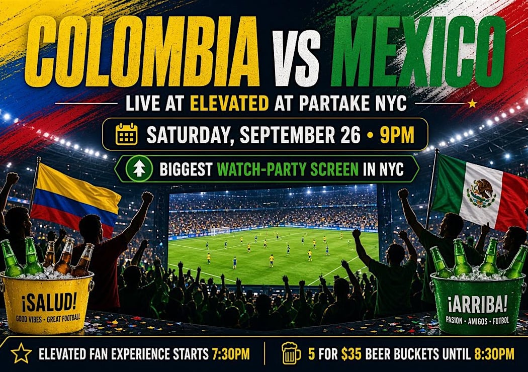 FREE: Colombia vs Mexico Watch Party
