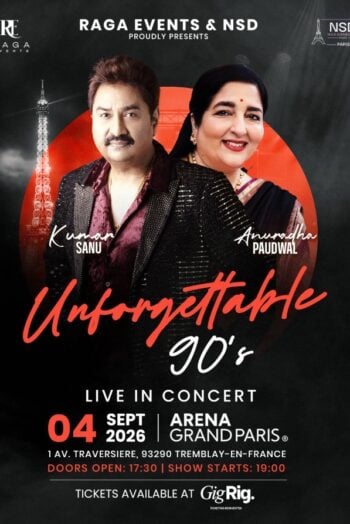 KUMAR SANU LIVE IN PARIS - Unforgettable 90's 1