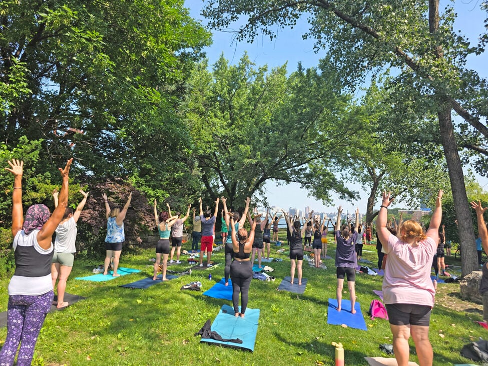 Yoga at Socrates with Astoria Yoga 2