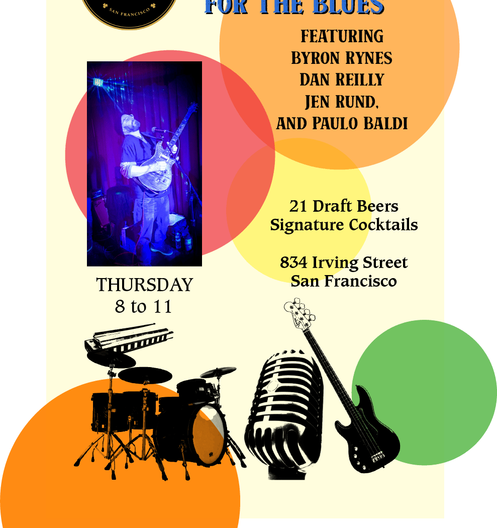 Grateful for the Blues featuring Byron Rymes, Dan Reilly, Jen Rund, and Paulo Baldi 1