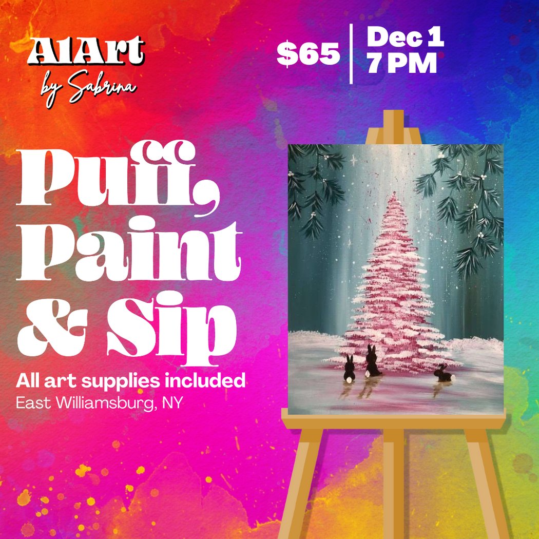 Puff, Paint and Sip Art Studio 1