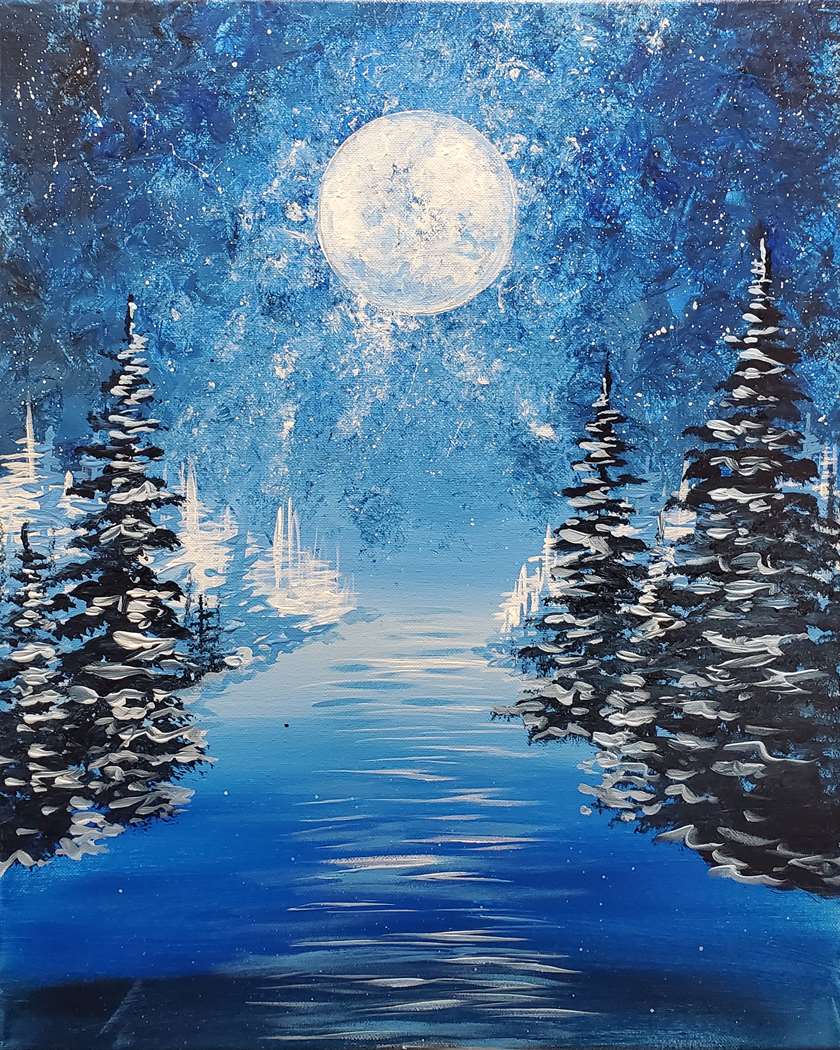 Blue Winter River 1