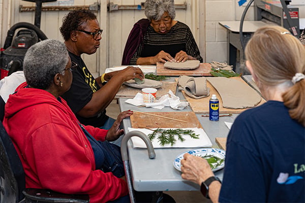 Active Aging Week: Printing in Clay 1