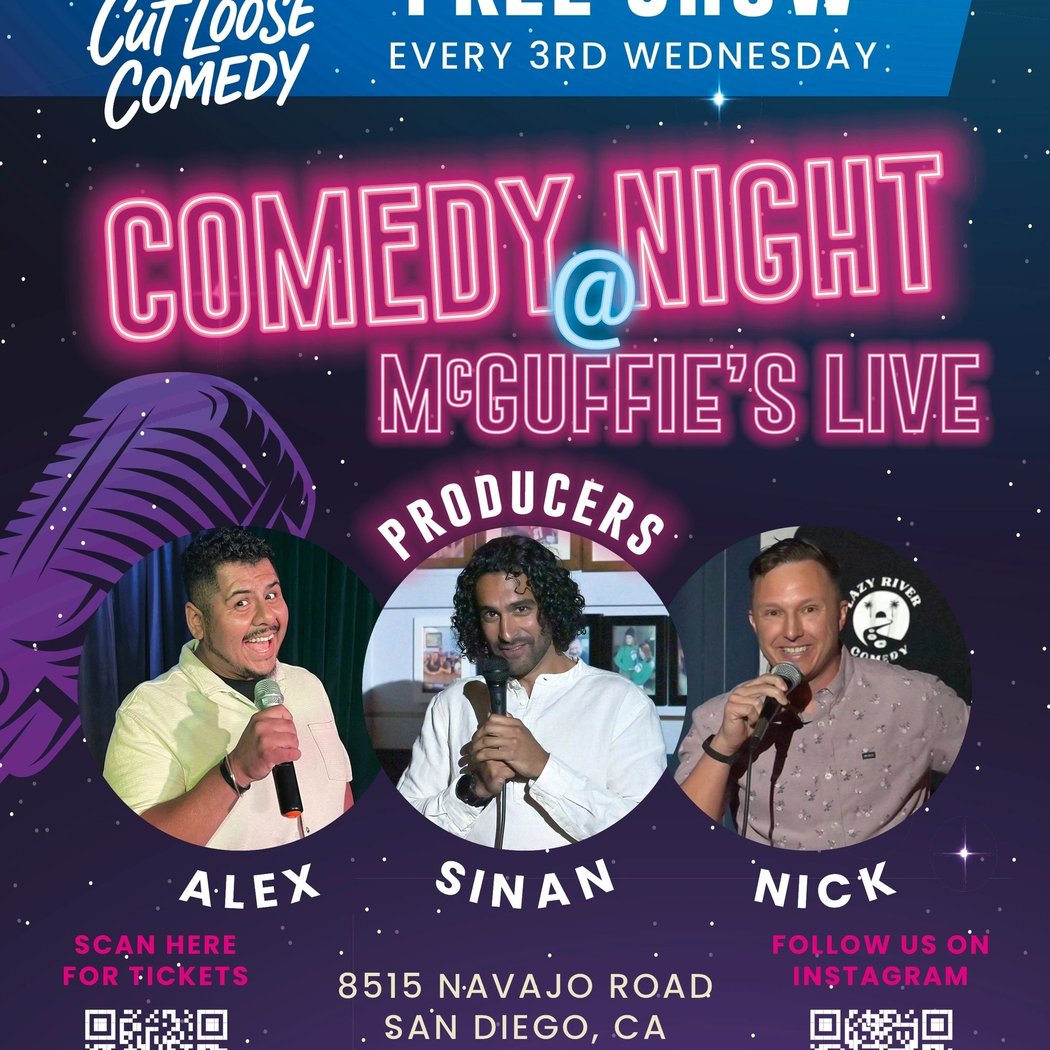 Free Show Comedy Night Hosted by Sinan & Alex Cut Loose Comedy 1
