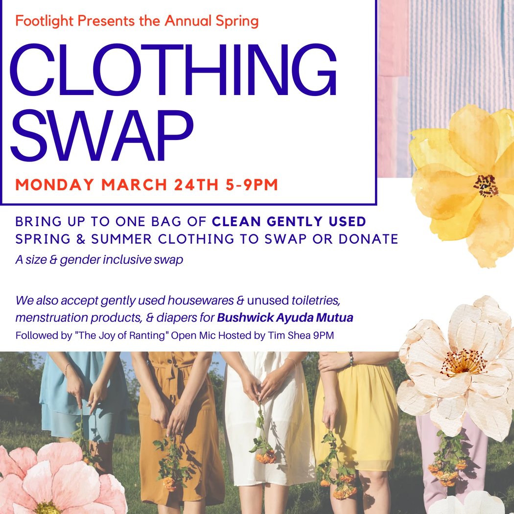 Annual Spring Clothing Swap 1