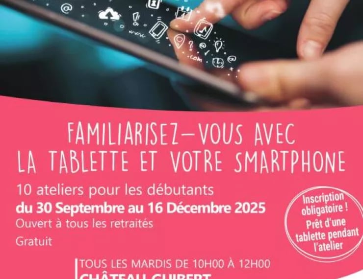 Initiation tablette numérique et smartphone - activités seniors 1