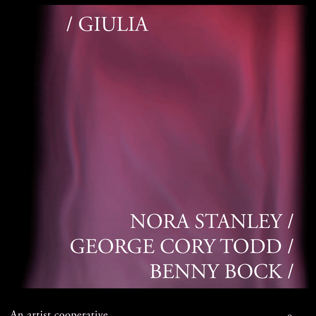 Giulia / Nora Stanley / George Cory Todd / Benny Bock 1