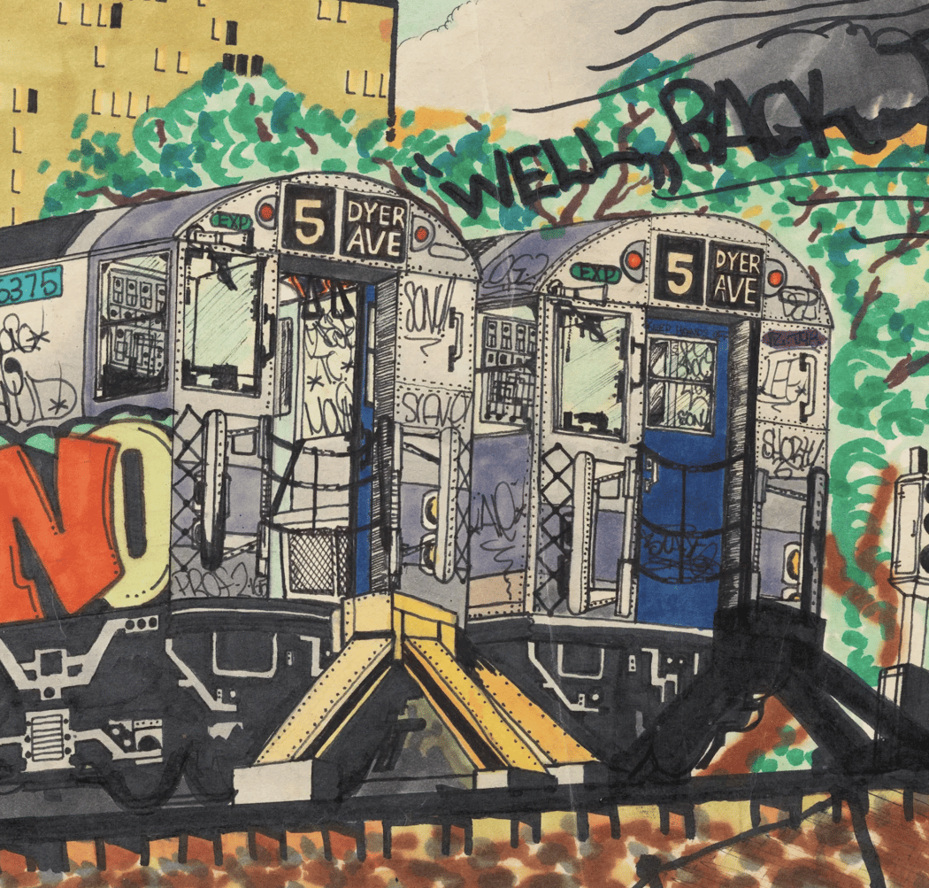 Above Ground: Art from the Martin Wong Graffiti Collection 1