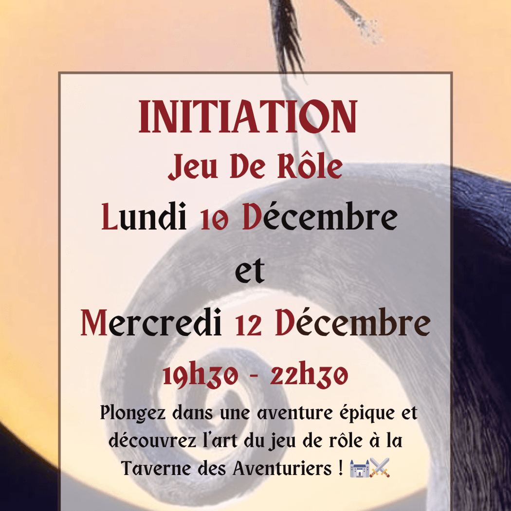 Initiation Jeu de Rôle 1