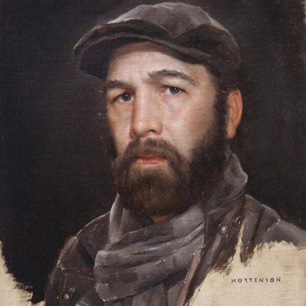 Summer: Self Portrait in Oils 1