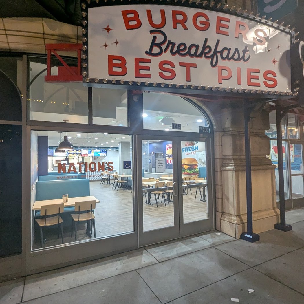 Nation's Giant Hamburgers & Great Pies - NOW OPEN 2