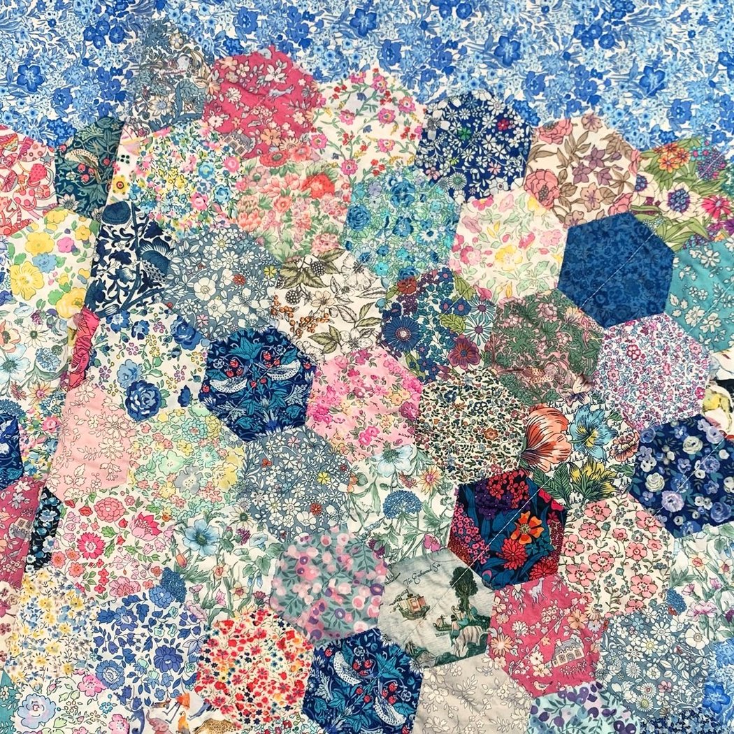 English Paper Piecing: Hexies 1
