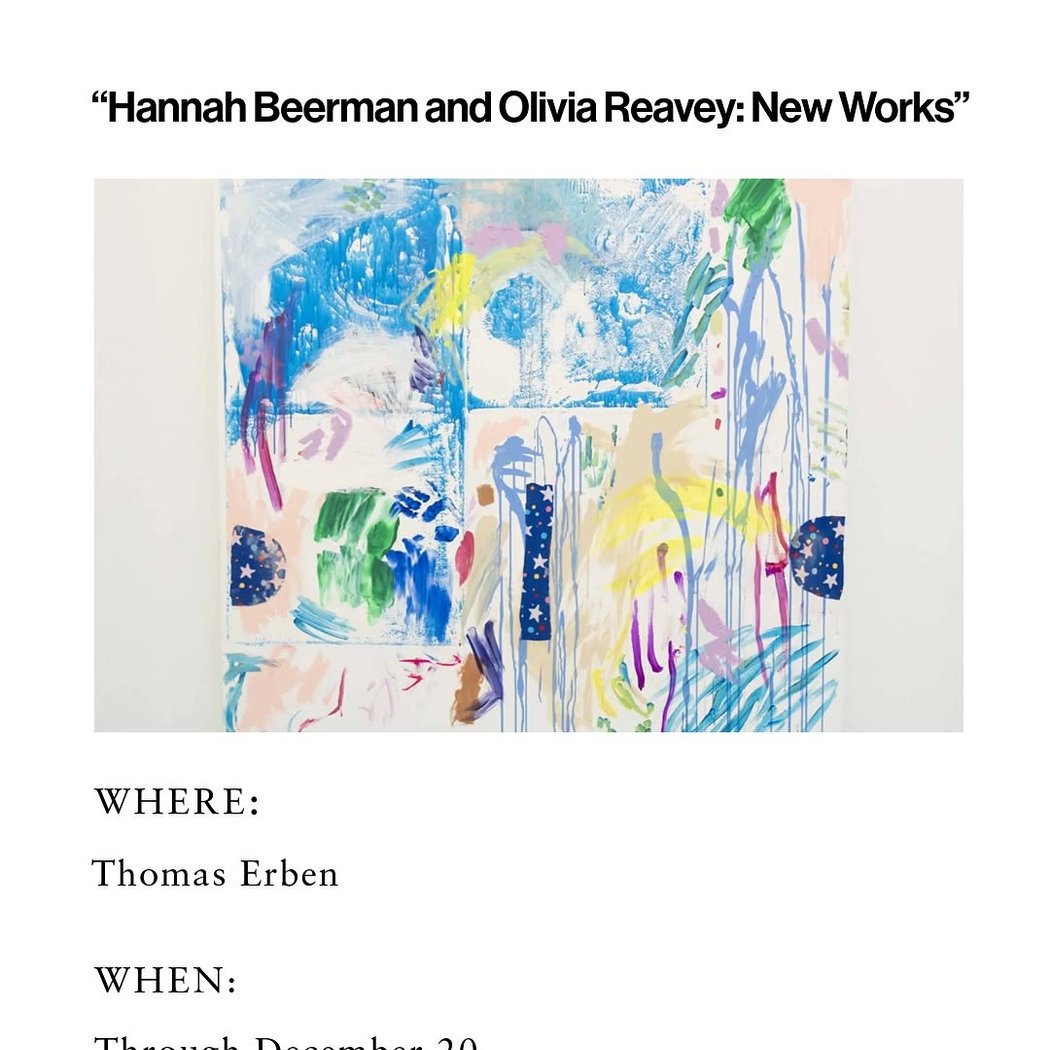 Hannah Beerman and Olivia Reavey: New Works 1