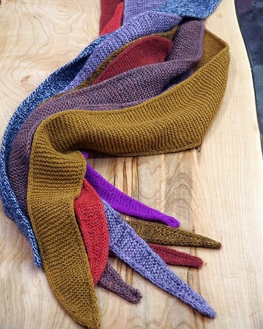 Sophie Scarf and Fixing Mistakes in Garter Stitch Class 2