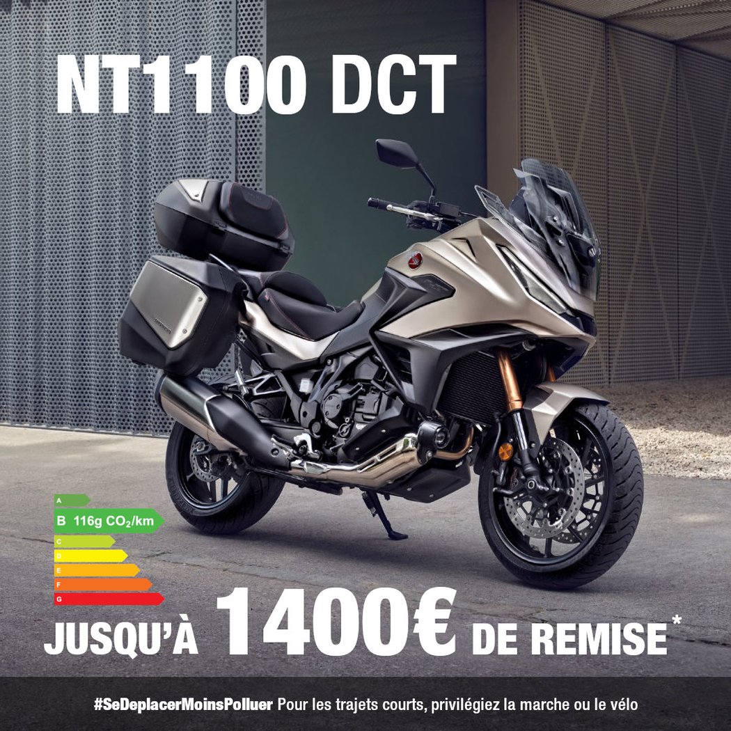 Offre Exceptionnelle sur les NT1100 MT/DCT/SE 1