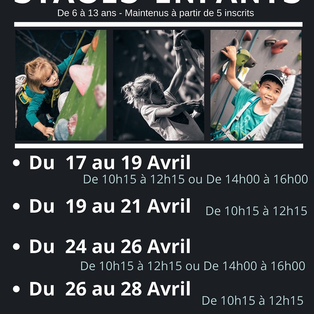 Stage Escalade Enfants 1