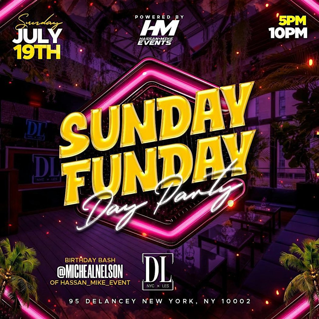 Sunday Funday Day Party 1