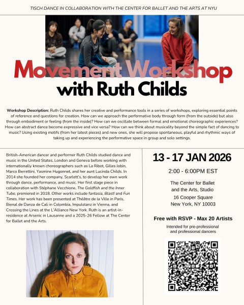 Movement Workshop with Ruth Childs 1