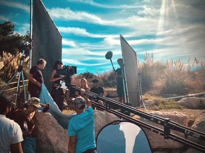 Sur le tournage de Sarah & Elies 2