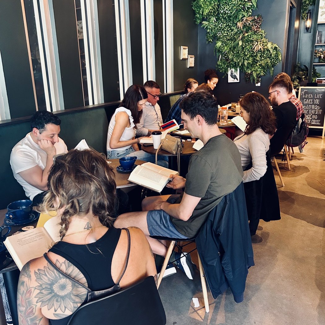 Silent Book Club at Artisans