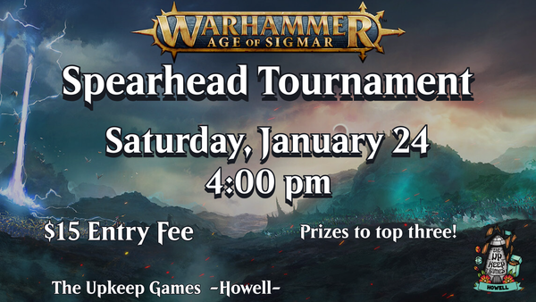 Warhammer Age of Sigmar - Spearhead Tournament 1