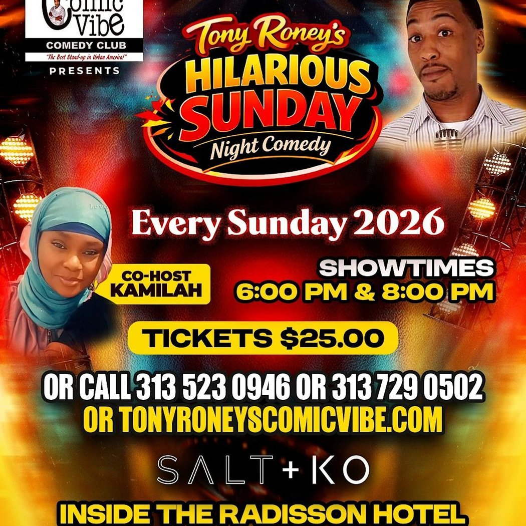 Tony Roney’s Hilarious Sunday Night Comedy