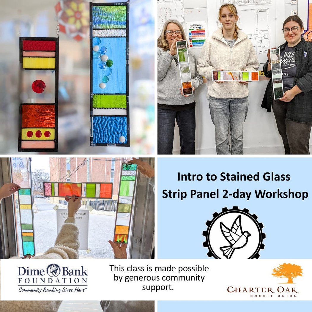 Intro to Stained Glass: Strip Panels Workshop 1