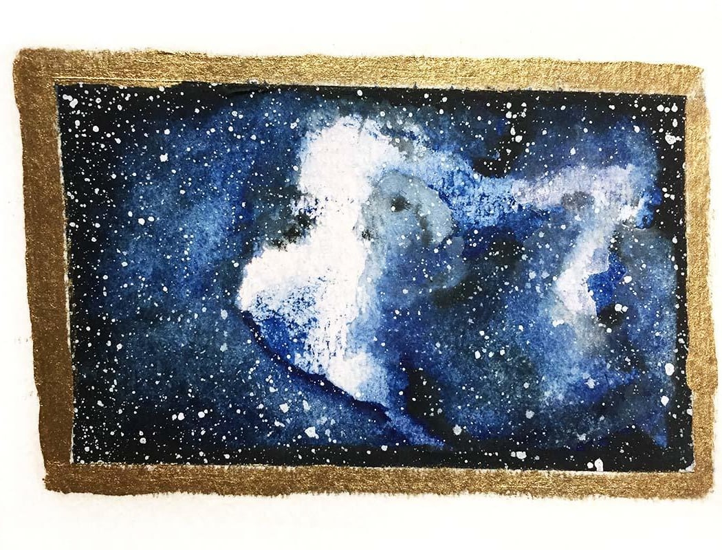 Beginner’s Watercolor: Night Sky, Galaxy, And Deep Space 3