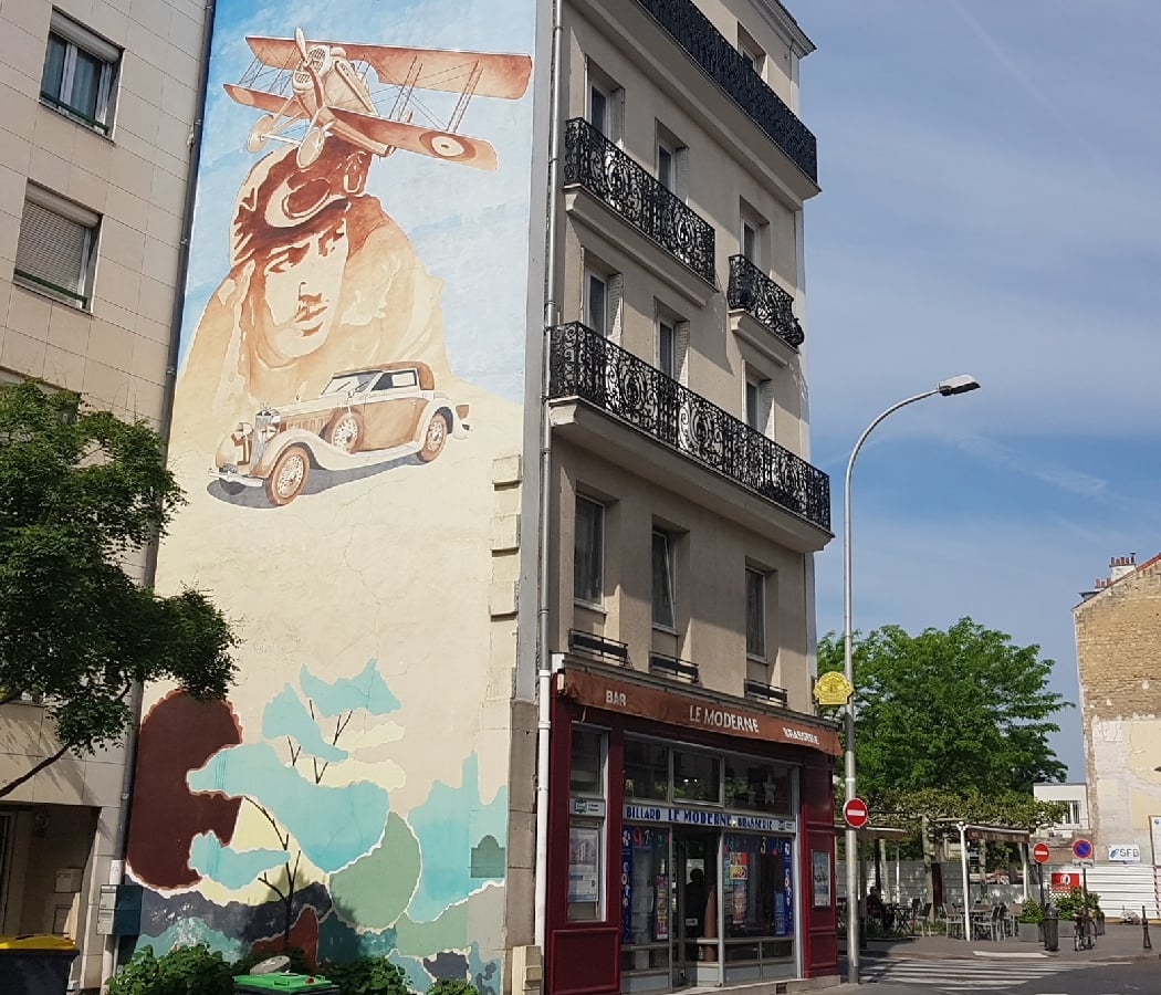 Fresque GUYNEMER et HISPANO-SUIZA 2