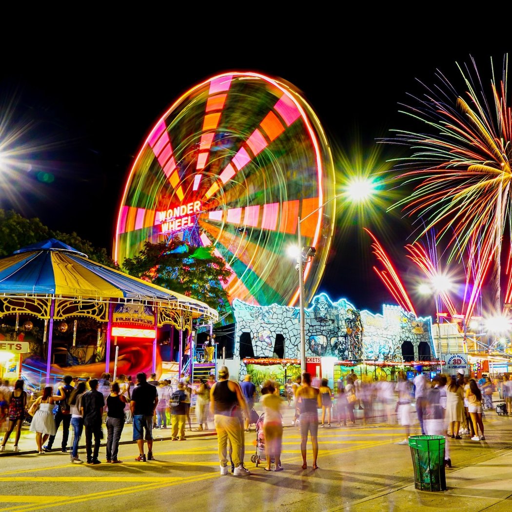 Coney Island Fireworks 3
