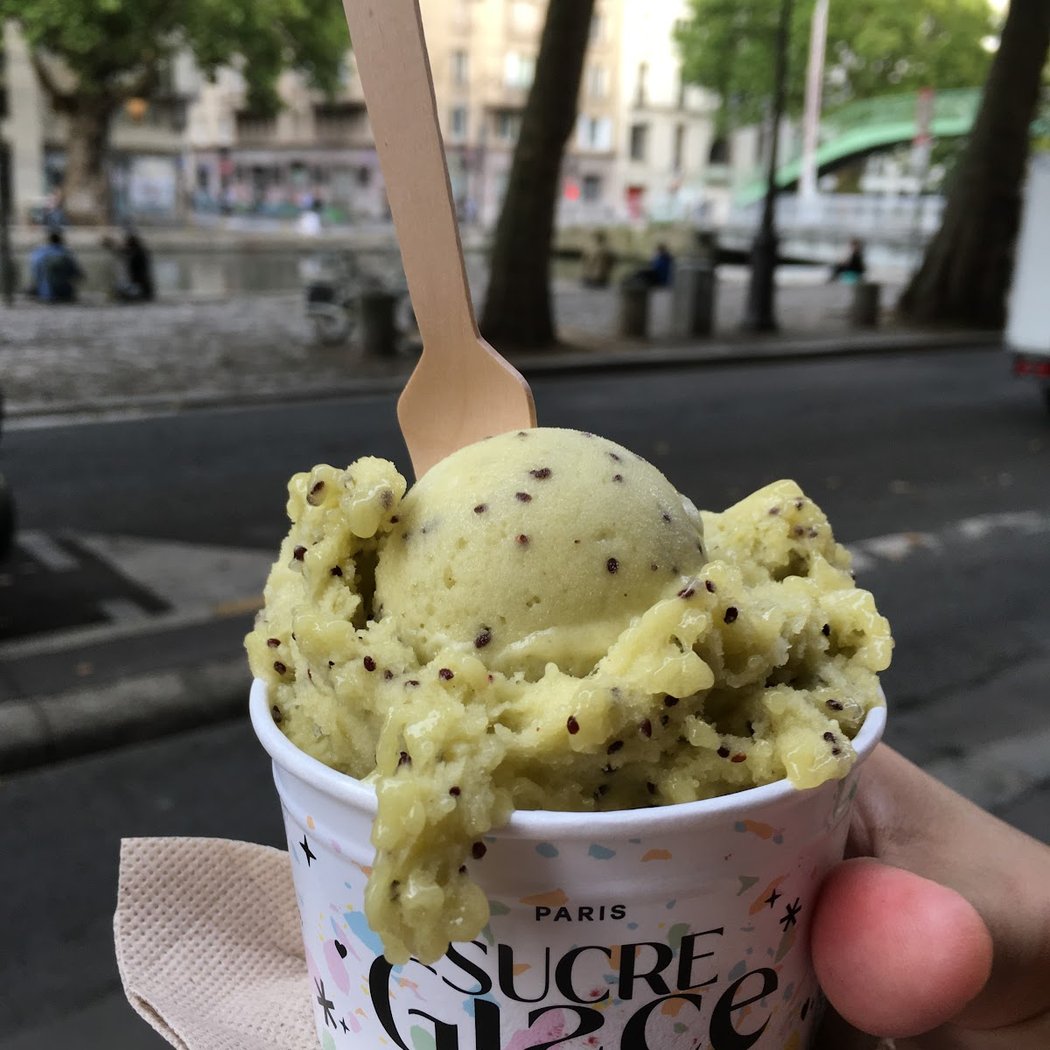 Sucre Glace, le glacier Artisanal du canal Saint Martin 2
