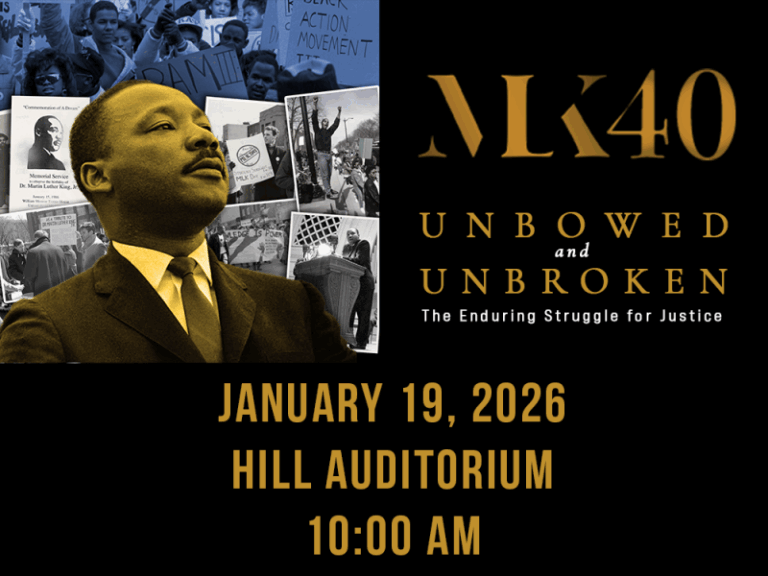 40th Annual MLK Memorial Keynote Lecture 1