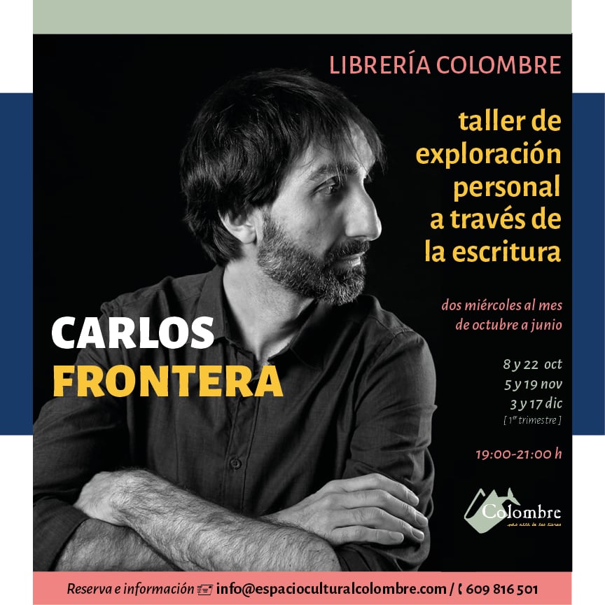 Taller de exploración personal a través de la escritura con Carlos Frontera 1