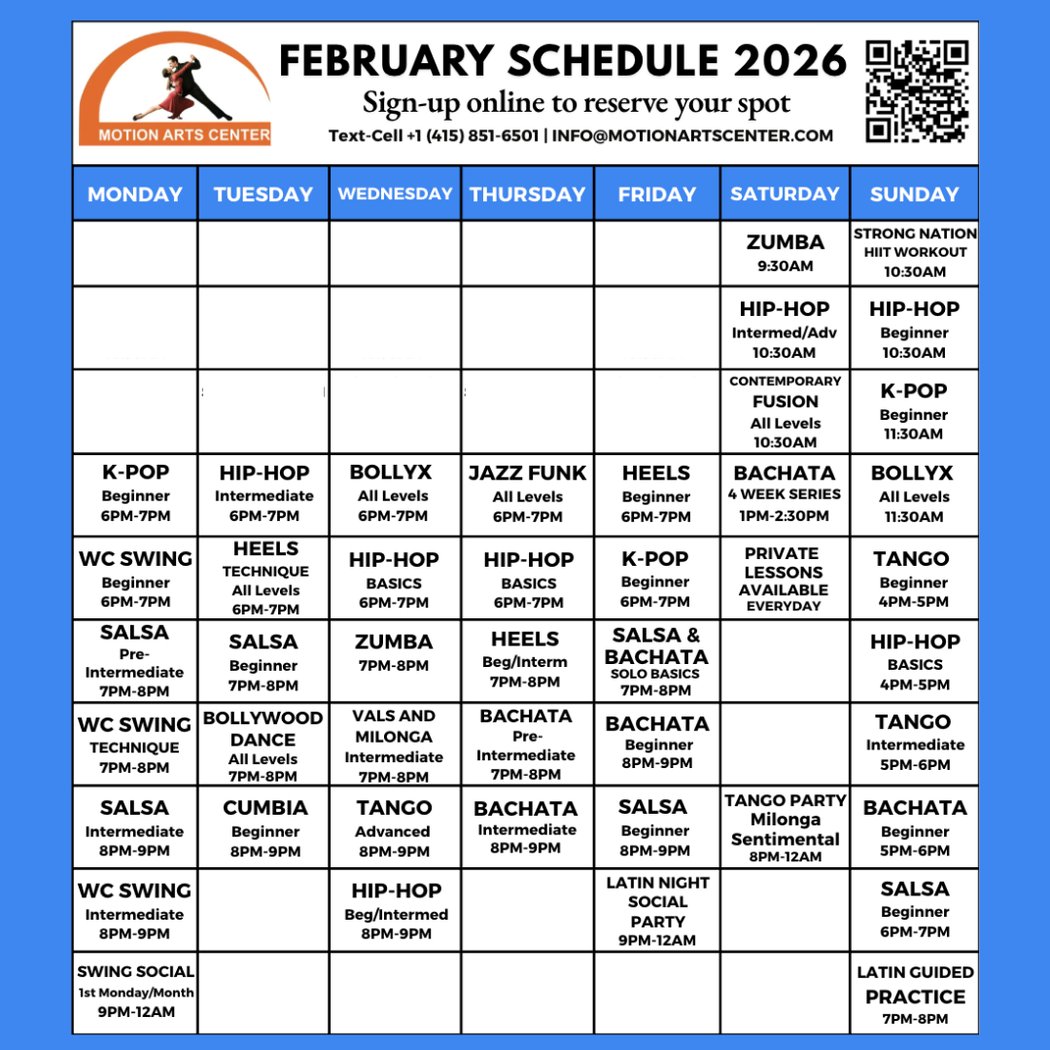 February 2026 MAC Schedule 1