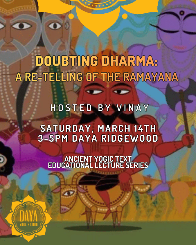 Educational Lecture: Doubting Dharma, a re-telling of the Ramayana 1