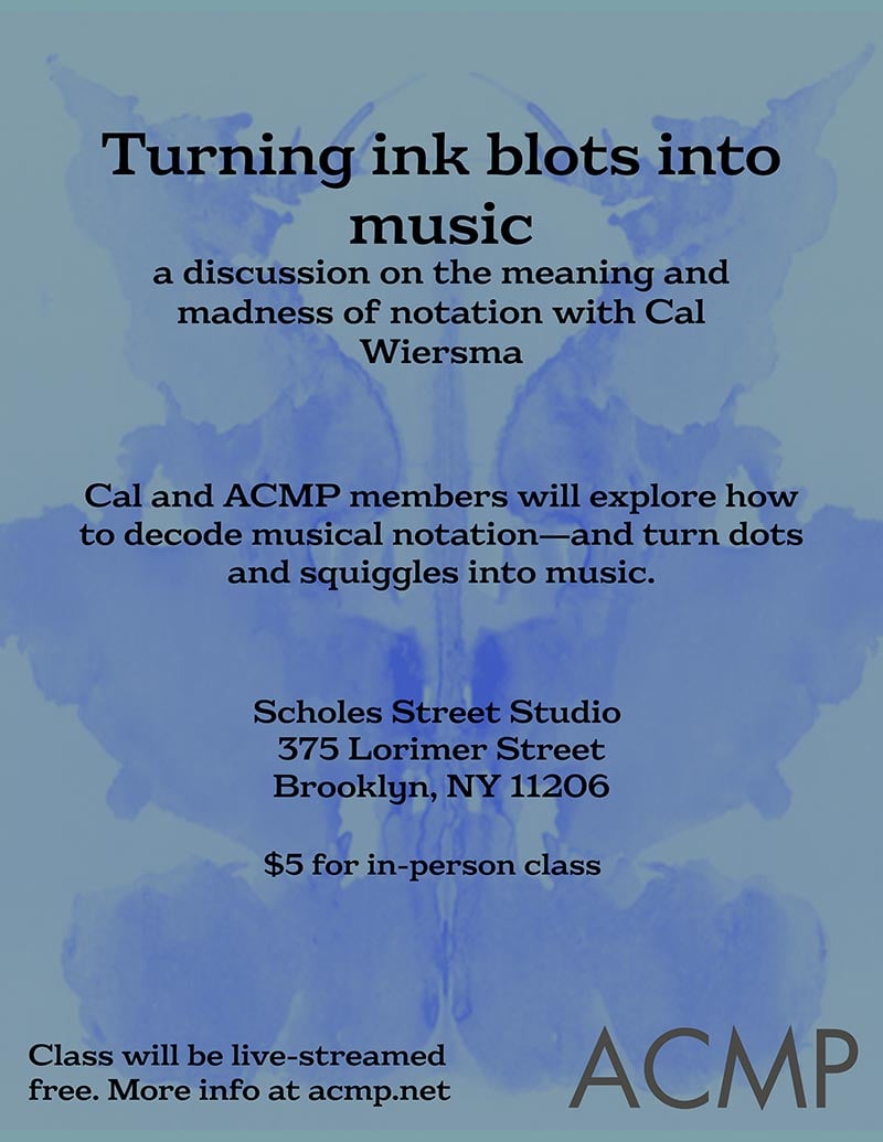 Turning ink blots into music with Cal Wiersma 1