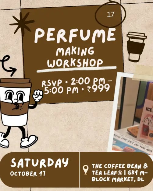 Pop -up & Perfume Making Workshop 1