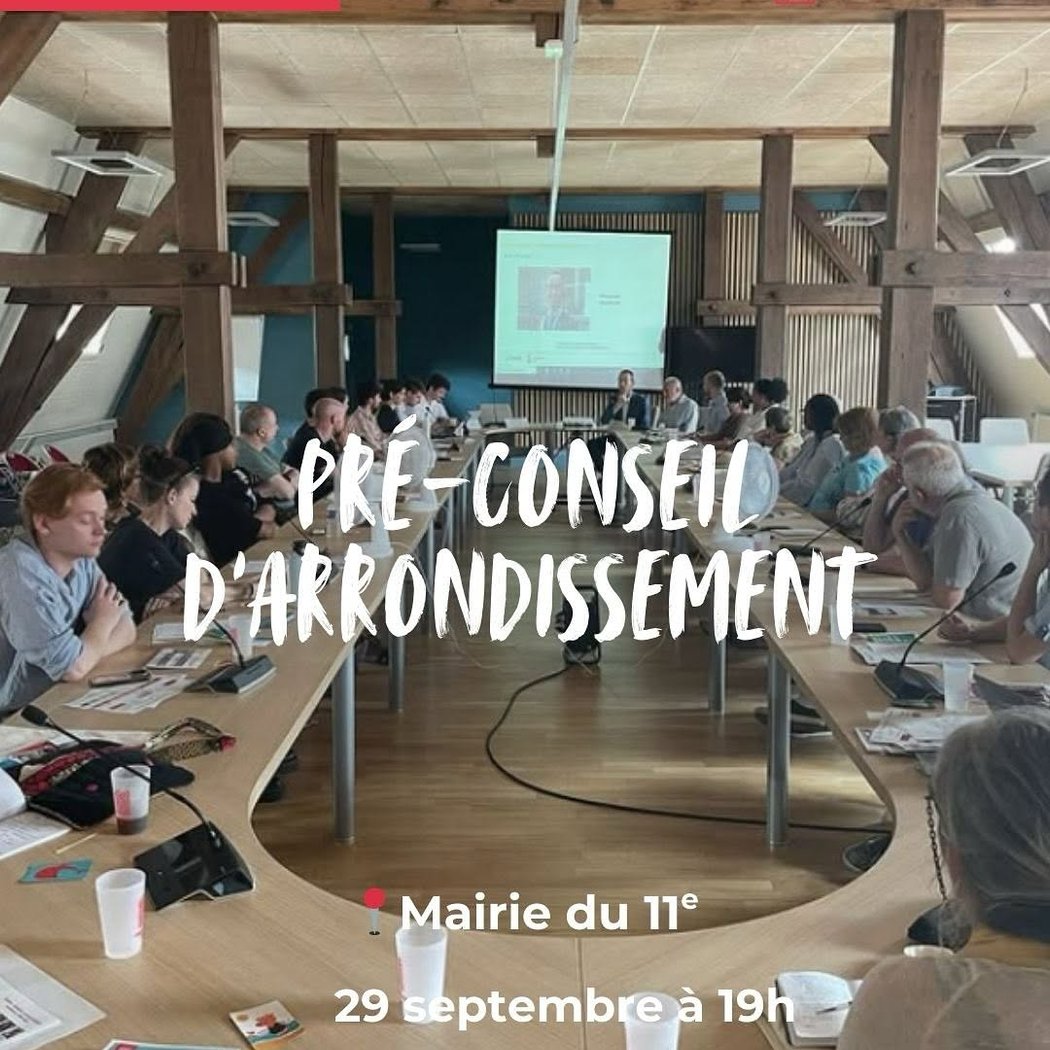 PRE-CONSEIL D'ARRONDISSEMENT 1
